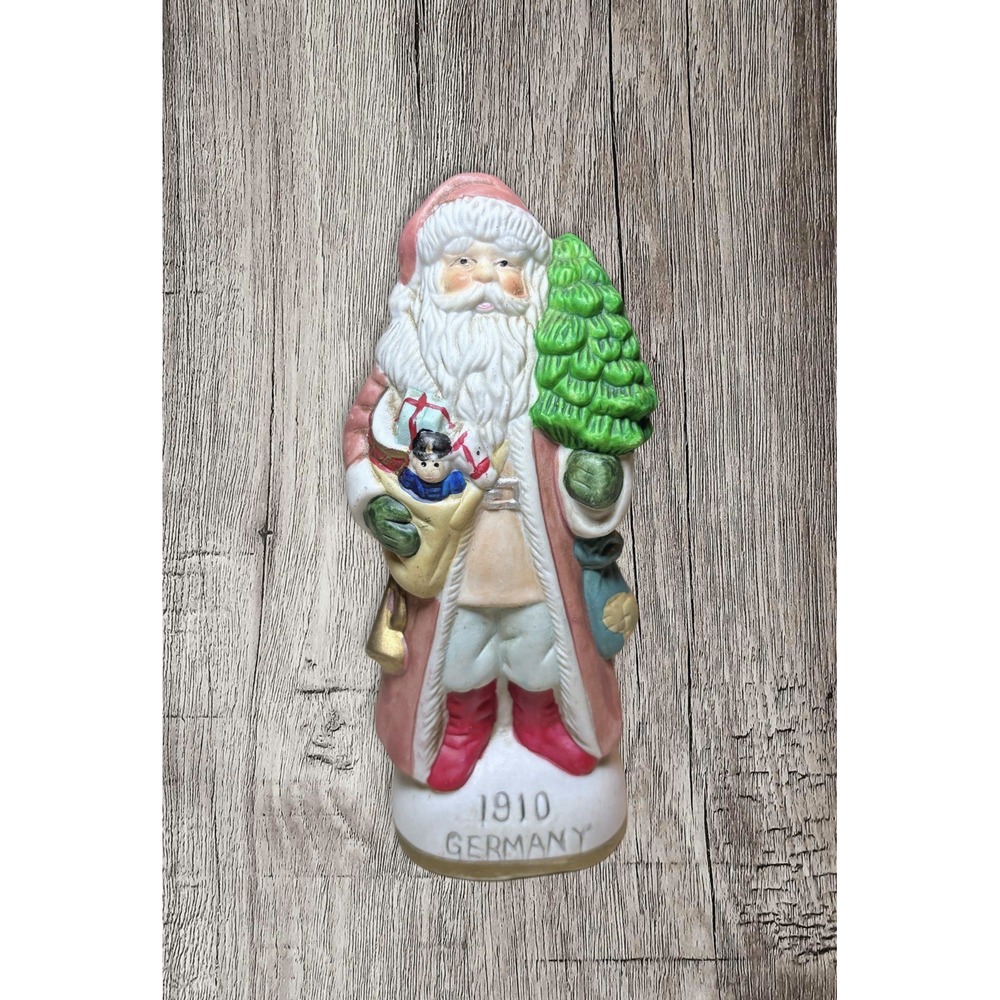 Vintage Christmas Eve Limited Edition Porcelain Santa 1910 Germany  Reproduction